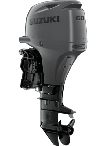 Motor fueraborda Suzuki DF60A Stealth Line en acabado negro mate